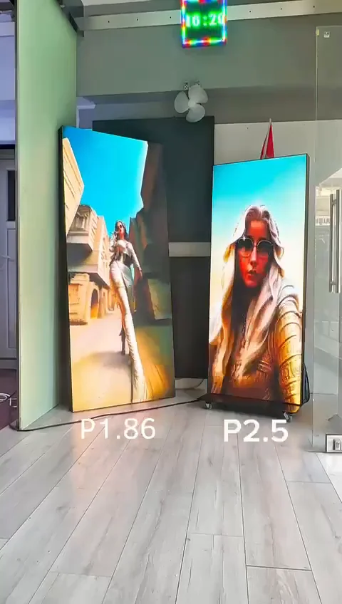 P2.5 LED Ekran Sistemleri çözümünü kullanım ortamında gösteren LED ekran